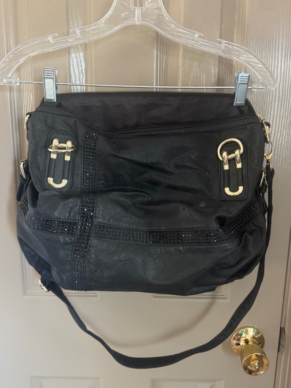 Black Latique purse